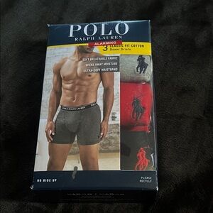Polo Ralph Lauren boxer briefs 3pack. Classic fit cotton